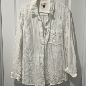 Target - universal thread button down. Linen material